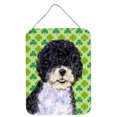 thumbnail image 1 of Portuguese Water Dog St. Patricks Day Shamrock Wall or Door Hanging Prints, 1 of 2