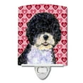 thumbnail image 1 of Portuguese Water Dog Valentine's Day Ceramic Night Light, 1 of 2