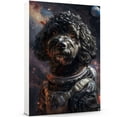 thumbnail image 1 of Portuguese Water Space Poster Wall Art Funny Dog - Portuguese Water Dog Canvas Wall Art For Bedroom Decor - Modern Bathroom Decor - Dog Breed Poster, 1 of 6
