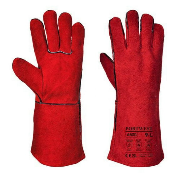 Portwest A500 ANSI Welders Gauntlet Red, X-Large