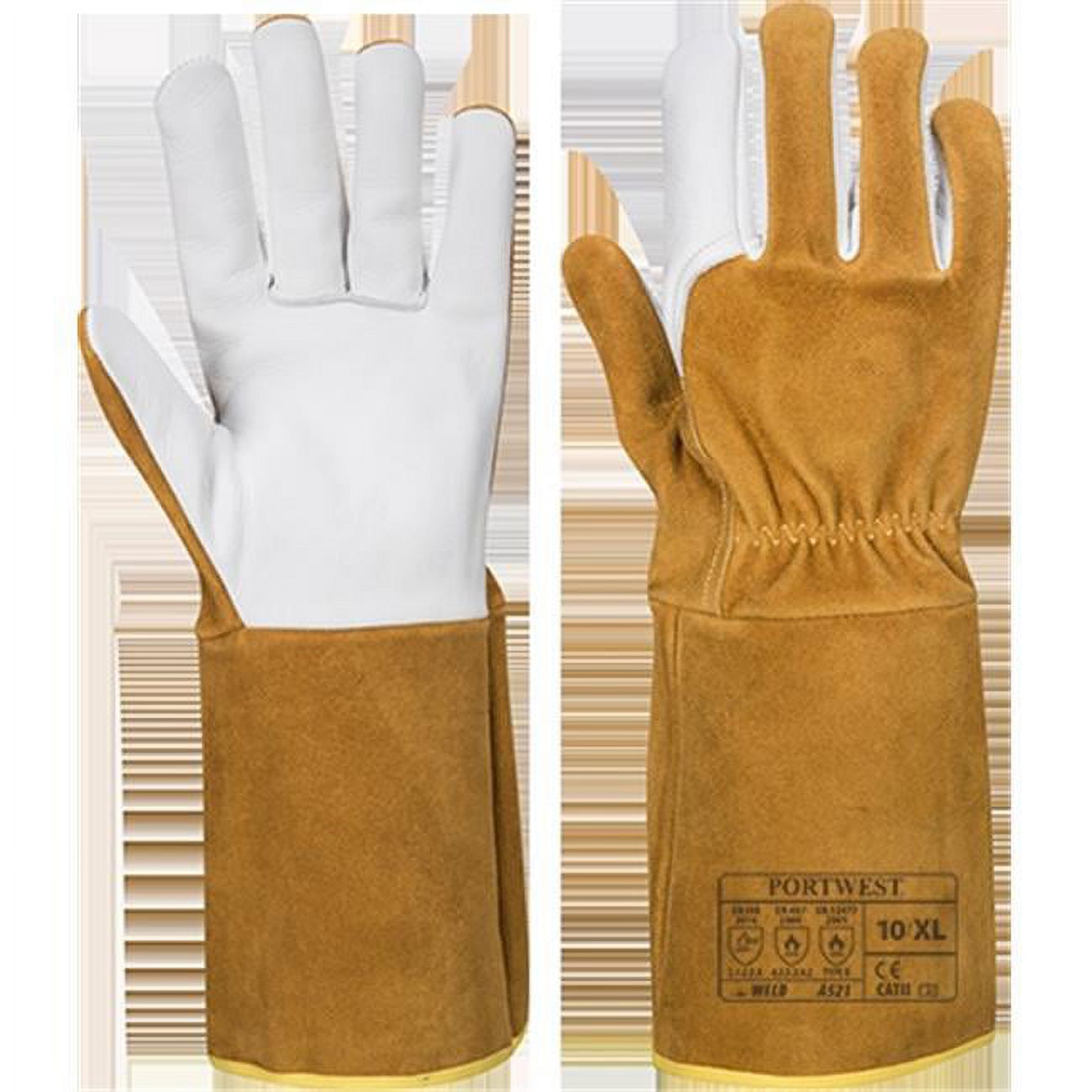 Portwest A521 TIG Ultra Welding Gauntlet Brown, Large