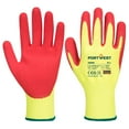 thumbnail image 1 of Portwest A626 Vis-Tex Cut Resistant Work Gloves Palm Dipped Gloves Yellow/Red, 3X-Large, 1 of 3