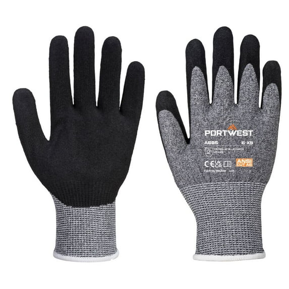 Portwest A665 VHR Advanced Cut Gloves Gray, Small