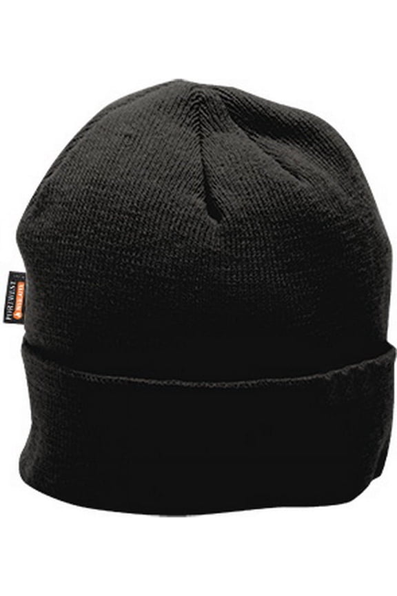 B013 Beanie Knit Hat Insulatex Lined Black