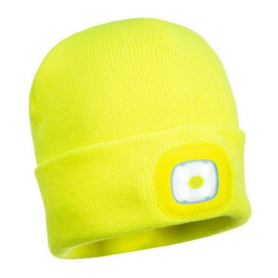 Portwest B027 Junior Beanie Led Headlight-Yellow