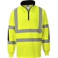 thumbnail image 1 of Portwest B308 High Visibility Workwear Xenon Rugby Shirt Yellow, 5X-Large, 1 of 4