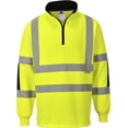 thumbnail image 1 of Portwest B308 High Visibility Workwear Xenon Rugby Shirt Yellow, XX-Large, 1 of 1
