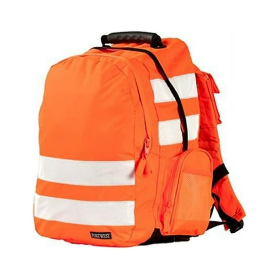 Portwest B905ORR 25 Ltr Hi-Vis Rucksack, Orange