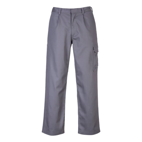 Portwest BZ31 Bizweld Flame Resistant Cargo Pants Gray Tall, 3X-Large