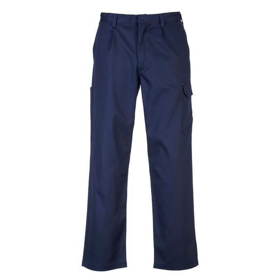Portwest BZ31 Bizweld Flame Resistant Cargo Pants Navy, Small
