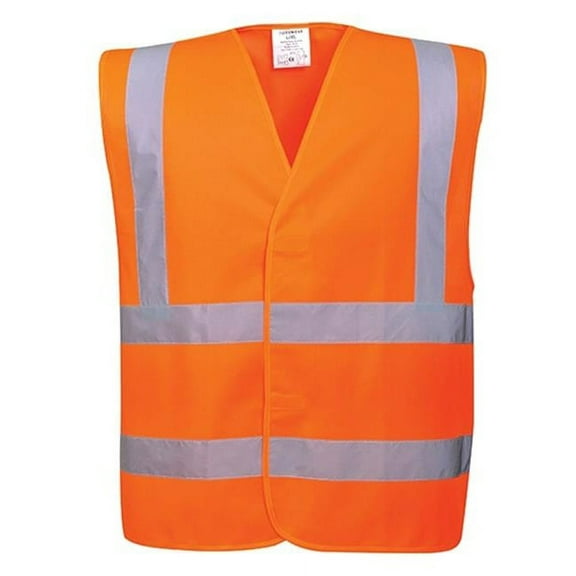 Portwest C470 Hi-Vis Two Band and Brace Vest Orange, 4X/5X