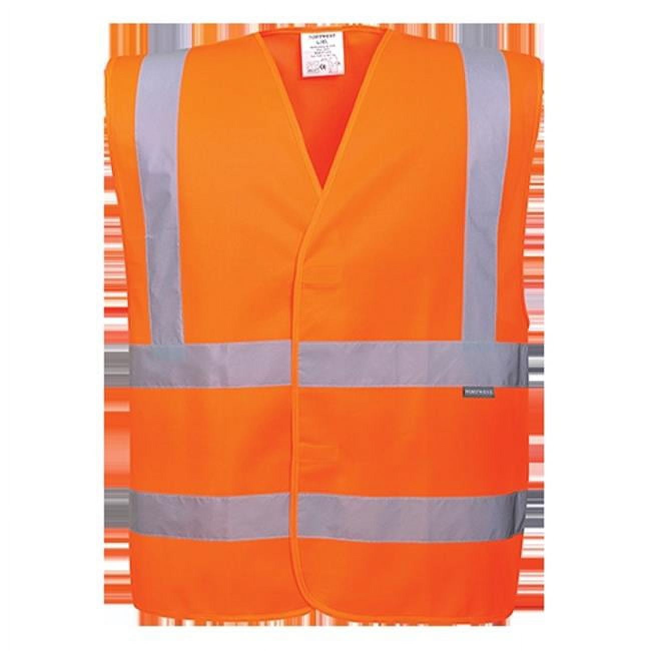 Orange 6x Safety Vest Pioneer V1010150-6XL 6692 Surveyor's Safety