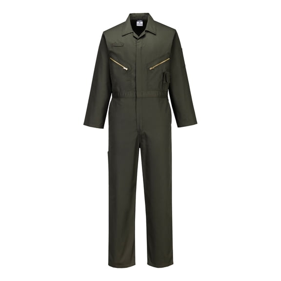 Portwest C813 Men's Liverpool Lightweight Safety Coverall Graphite Gray, Medium