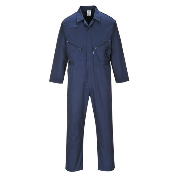 Portwest C813 Men's Liverpool Lightweight Safety Coverall Navy Tall, X-Large