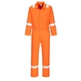 thumbnail image 1 of Portwest C814 Iona Lightweight Reflective Cotton Coverall Orange, 6X-Large, 1 of 6