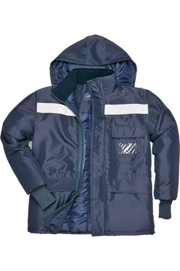 CS10 Mens Heavy Duty Flexible ColdStore Jacket Navy, 4X- Large