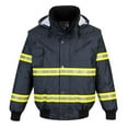 thumbnail image 1 of Portwest F126 Mens Waterproof Insulated Iona Xtra 3-in-1 Bomber Work Jacket Navy, Large, 1 of 1