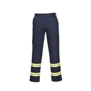 Portwest F127 Mens Modern Reflective Iona Extra Work Pants Navy, 40