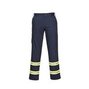 Portwest F127 Mens Modern Reflective Iona Extra Work Pants Navy, 42
