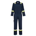 thumbnail image 1 of Portwest F129 Mens Modern Reflective Iona Extra Cotton Work Coverall Navy, 5X- Large, 1 of 4