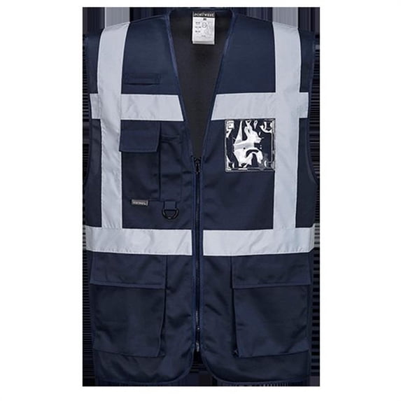 Portwest F476NARS Iona Executive Vest, Navy - Small