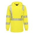 thumbnail image 1 of Portwest Hi-Vis Breathable Lightweight Hooded T-Shirt L042, 1 of 4