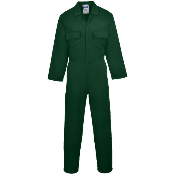 Portwest Mens Euro Work Polycotton Coverall (S999) / Workwear (Pack of 2)