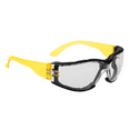 thumbnail image 1 of Portwest PS32 Wrap Around Plus Safety Glasses Clear, 1 of 2