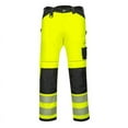 thumbnail image 1 of Portwest PW340 Hi-Vis Workwear Safety Pants Yellow/Black, 46, 1 of 8