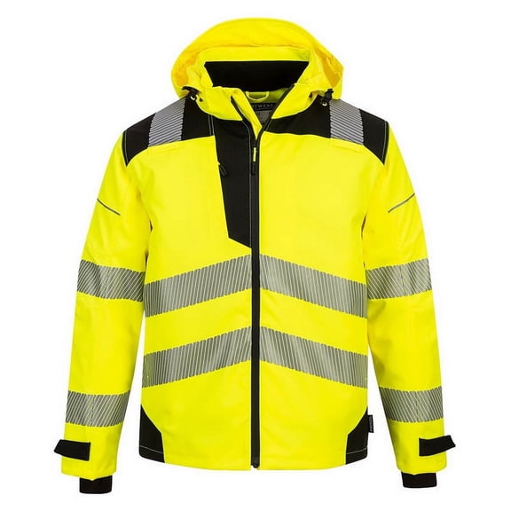 Portwest PW360 Pw3 Extreme Rain Jacket-Yellow/Black-XL