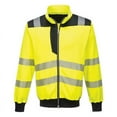thumbnail image 1 of Portwest PW370 Hi-Vis Reflective Sweatshirt Yellow/Black, 5X-Large, 1 of 2