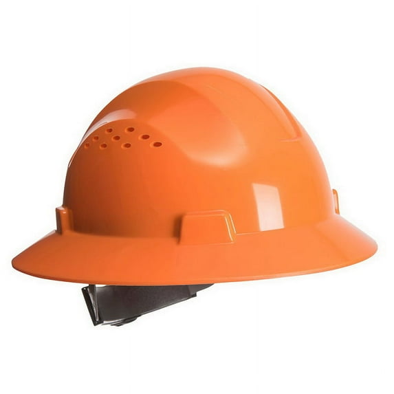 Portwest PW52 Full Brim Premier Vented Safety Hard Hat Orange