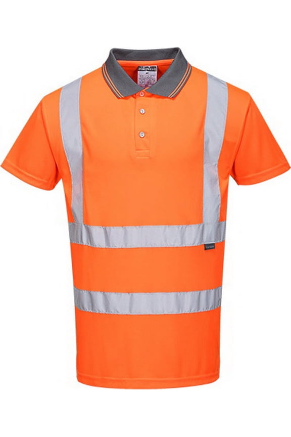 RT22 High Visibility Short Sleeve Polo Orange, 3X-Large