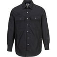 thumbnail image 1 of Portwest S130 Ripstop Long Sleeve Workwear Shirt Black, Large, 1 of 3