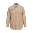 thumbnail image 1 of Portwest S130 Ripstop Long Sleeve Workwear Shirt Sand, 3X-Large, 1 of 3