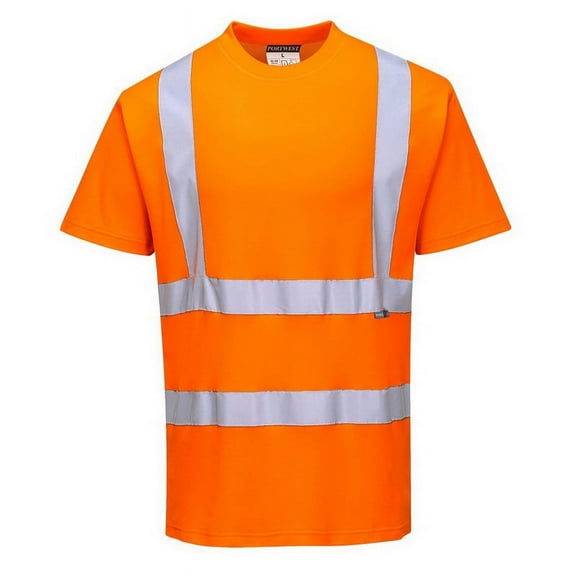 Portwest S170 Cotton Comfort Short Sleeve T-Shirt Orange, X-Large