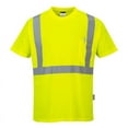 thumbnail image 1 of Portwest S190 High Visibility Comfort Pocket T-Shirt Yellow Tall, XX-Large, 1 of 2