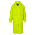 thumbnail image 1 of Portwest S438 Men's Waterproof Raincoat - Lightweight Long Rain Jacket with Hood and Pockets Yellow, 3X-Large, 1 of 4