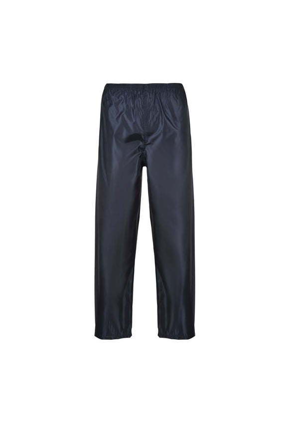 S441 Men's Lightweight Adjustable Waterproof Classic Rain Pants Navy, 5X-Large