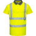 thumbnail image 1 of Portwest S477 Hi-Vis S/S Polo Shirt-Yellow-3XL, 1 of 2