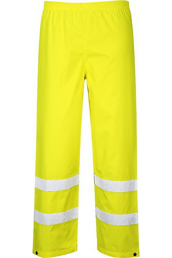 S480 Hi-Vis Windproof Waterproof Traffic Pants Yellow, 6X-Large