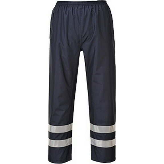 Portwest S481 Iona Lite Reflective Safety Pants Navy, Large
