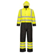 Portwest S485 Contrast Coverall Lined-Yellow/Black-S