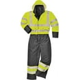 thumbnail image 1 of Portwest S485 Contrast Coverall Lined-Yellow/Black-XXL, 1 of 2