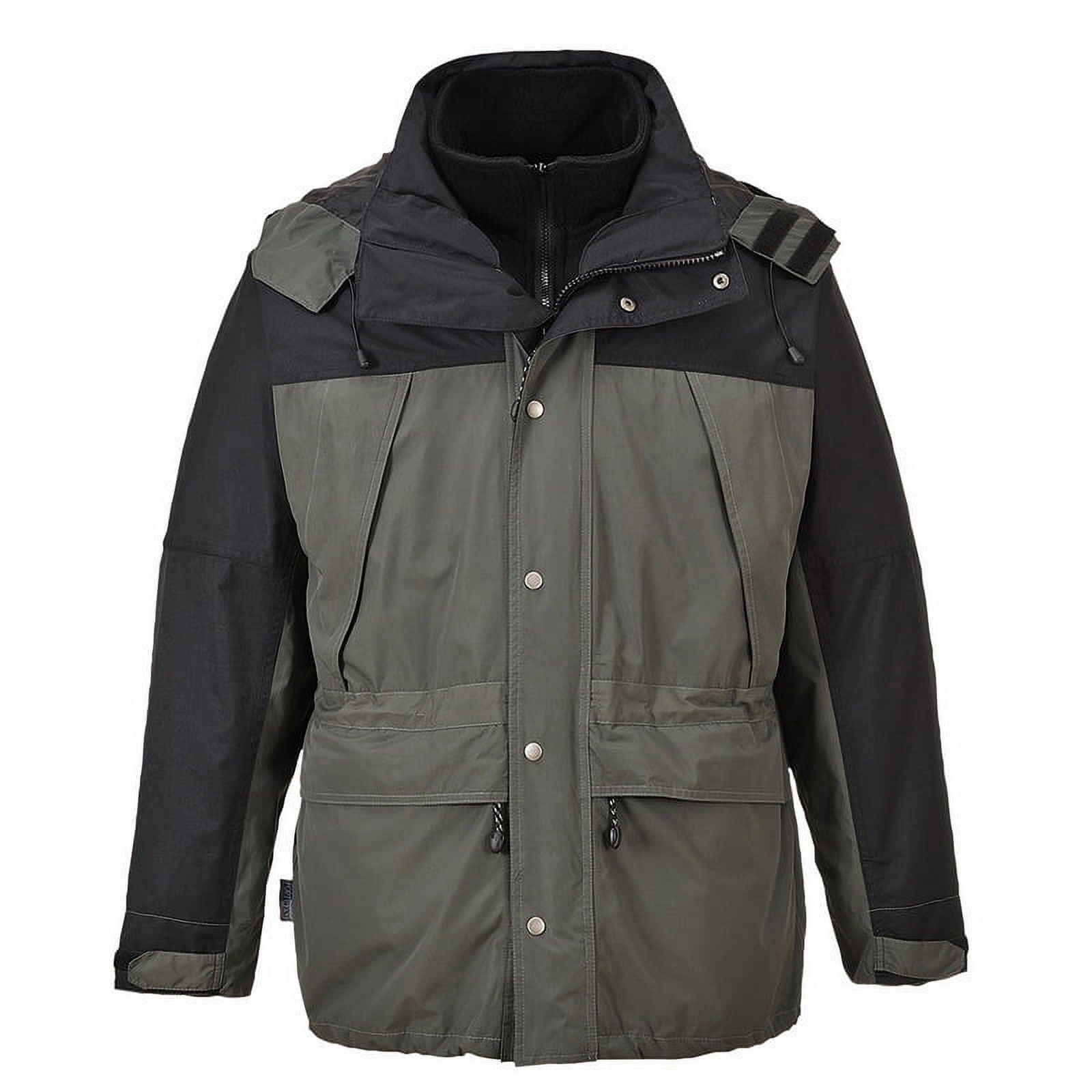 Portwest S532 Orkney 3 in 1 Waterproof Breathable All Weather Jacket Gray, Large - image 1 of 4