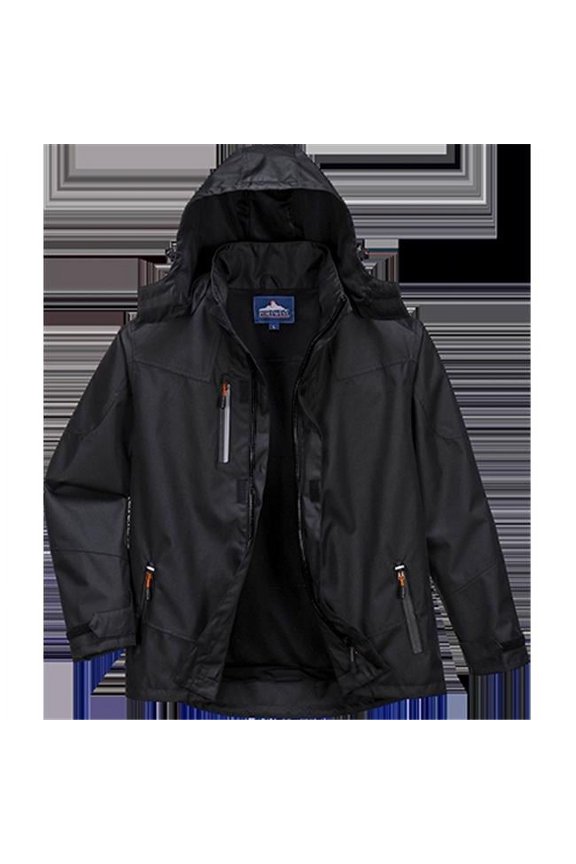 S555 Outcoach Waterproof Breathable Protective Jacket Black, 4X-Large