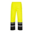 thumbnail image 1 of Portwest S587 Hi-Vis Lightweight Waterproof Rain Pants Yellow/Black, X-Large, 1 of 1