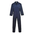 thumbnail image 1 of Portwest S999 Men's Work Coveralls - Protective Polycotton Overalls Durable Workwear Boiler Suit for Mechanics Warehouse Garages DIY Navy Tall, XX-Large, 1 of 7