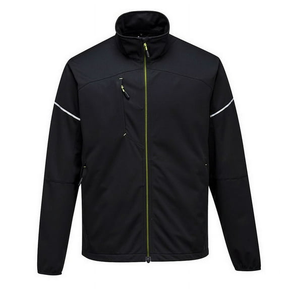 Portwest T620 PW3 Flexible Shell Workwear Jacket Black, XX-Large