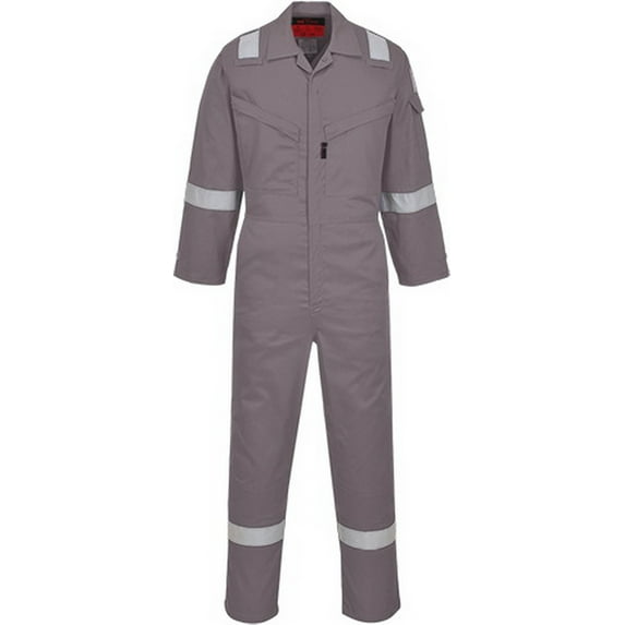 Portwest UAF73 Araflame Super Lightweight NFPA 2112 FR Coverall Gray, 52